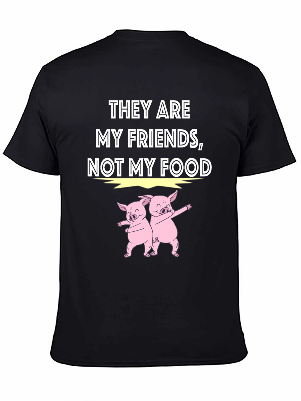 Vegan Pig Friends Graphic Tee