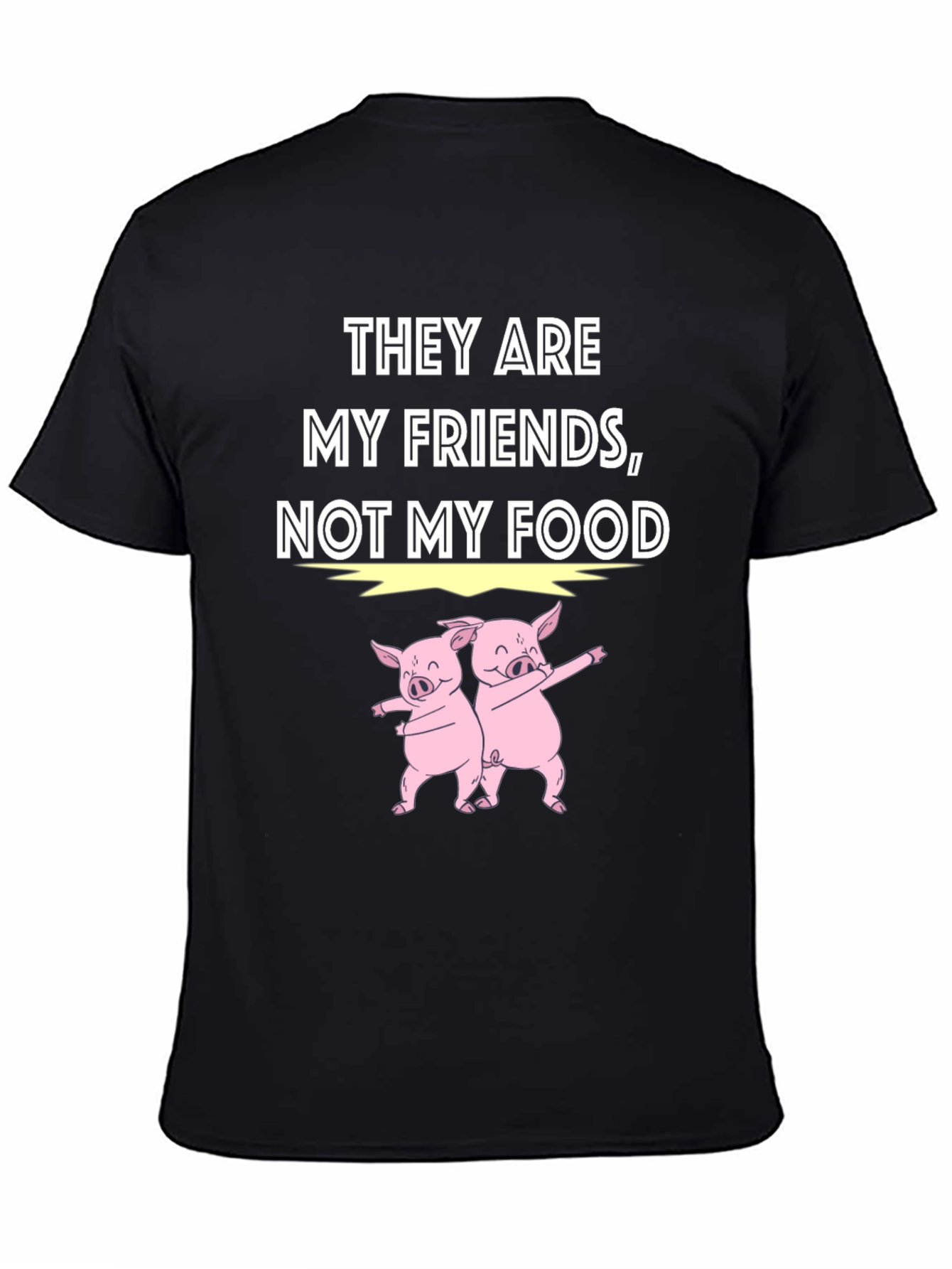 Vegan Pig Friends Graphic Tee