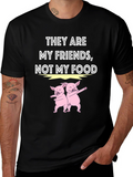 Vegan Pig Friends Graphic Tee
