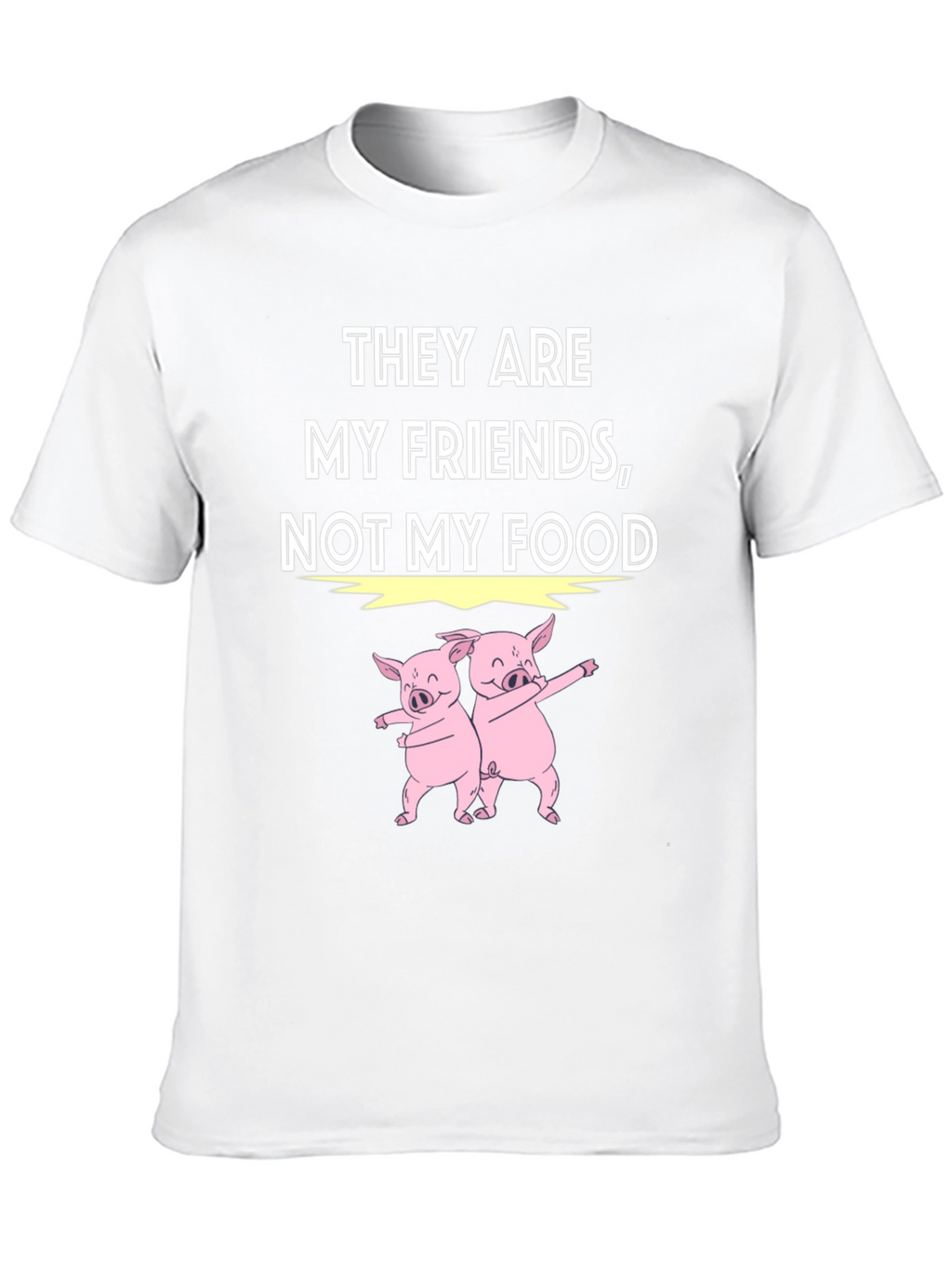 Vegan Pig Friends Graphic Tee