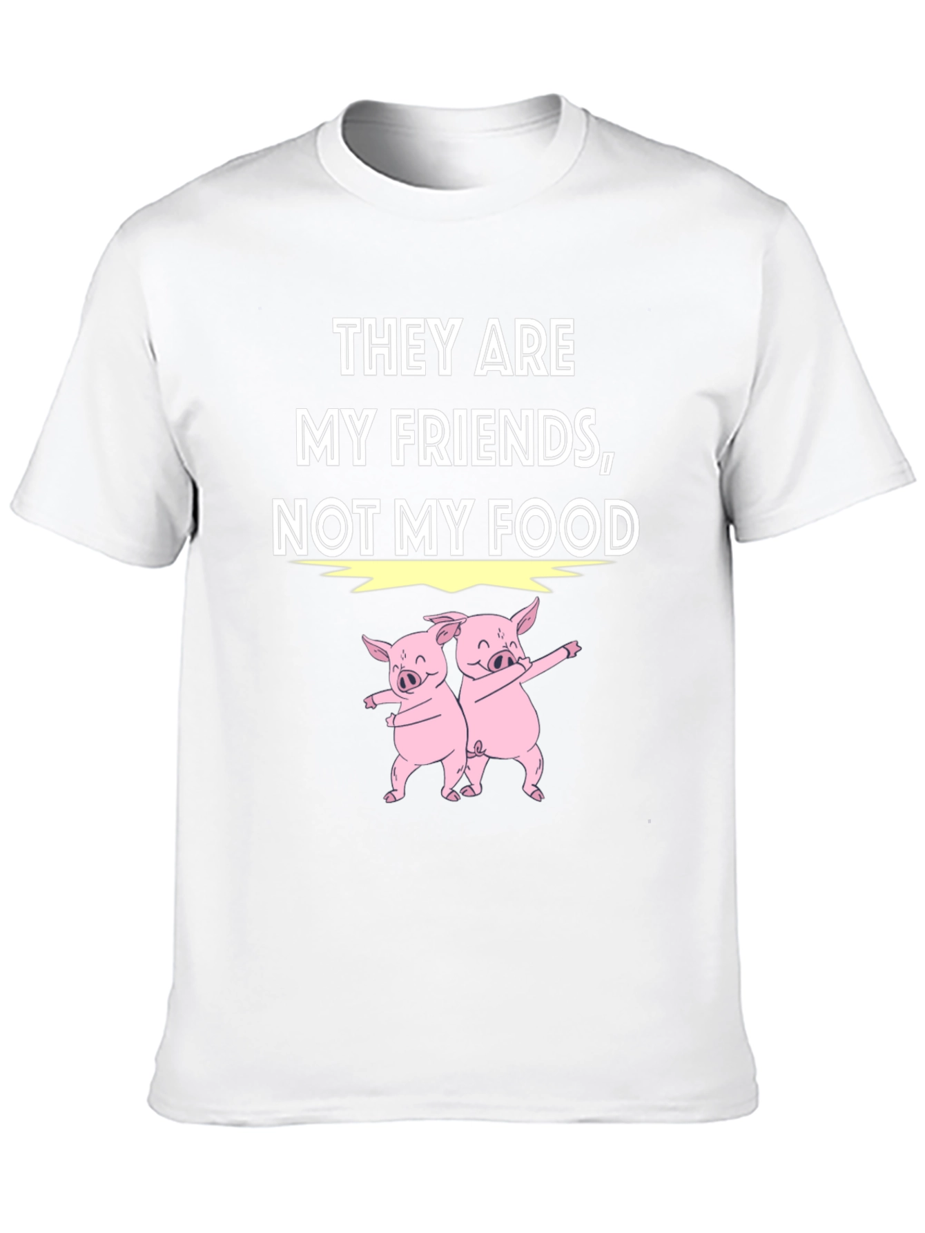 Vegan Pig Friends Graphic Tee