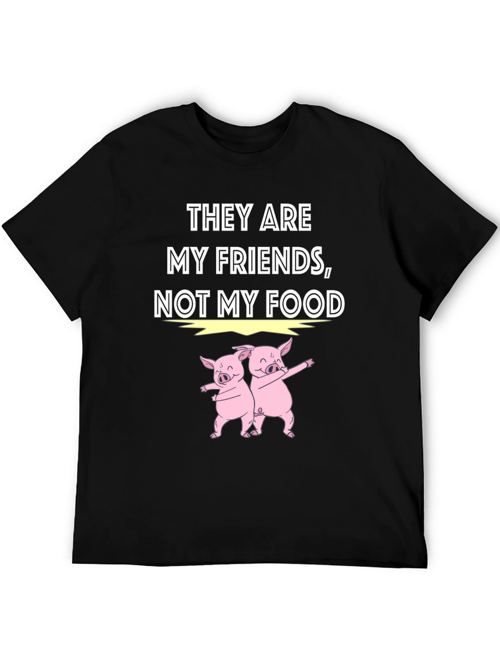 Vegan Pig Friends Graphic Tee