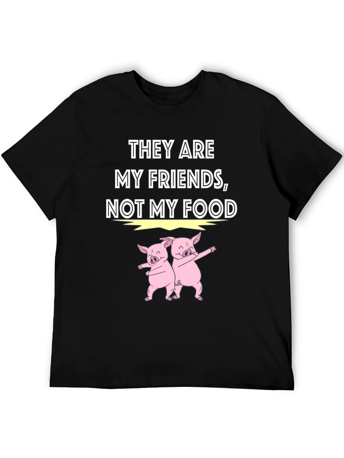 Vegan Pig Friends Graphic Tee