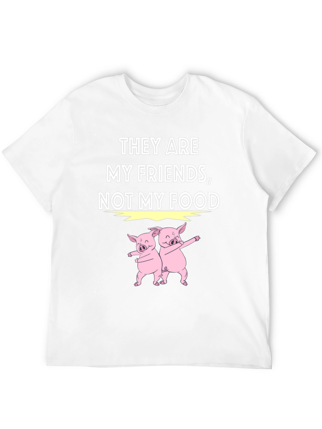 Vegan Pig Friends Graphic Tee