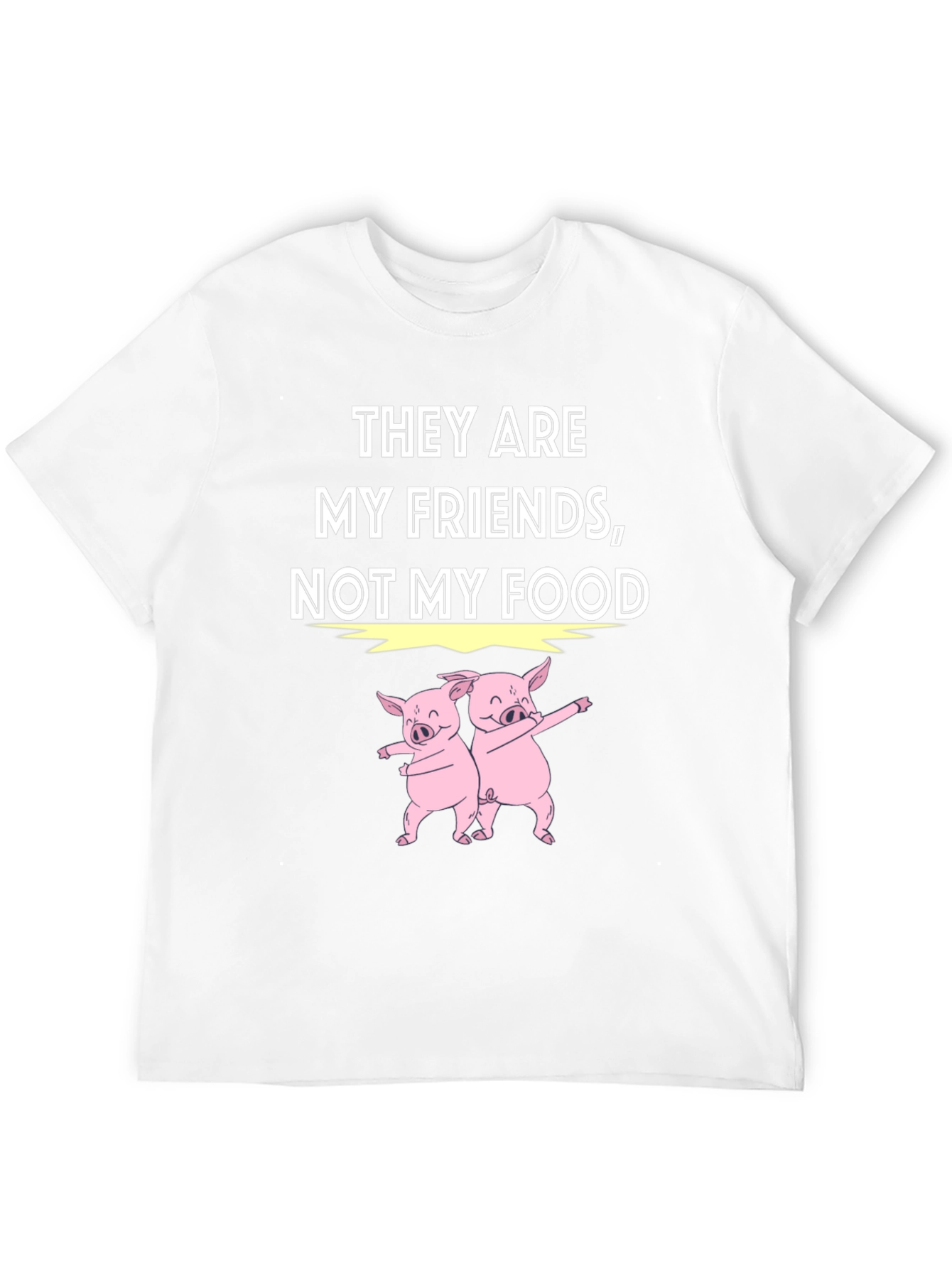 Vegan Pig Friends Graphic Tee