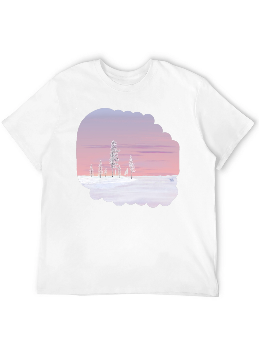 Winter Landscape Graphic Tee