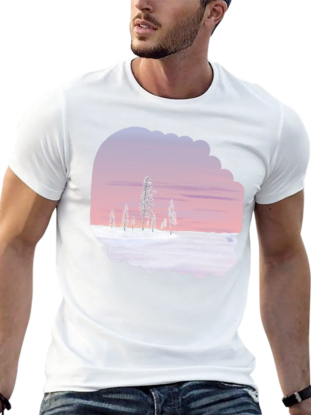 Winter Landscape Graphic Tee