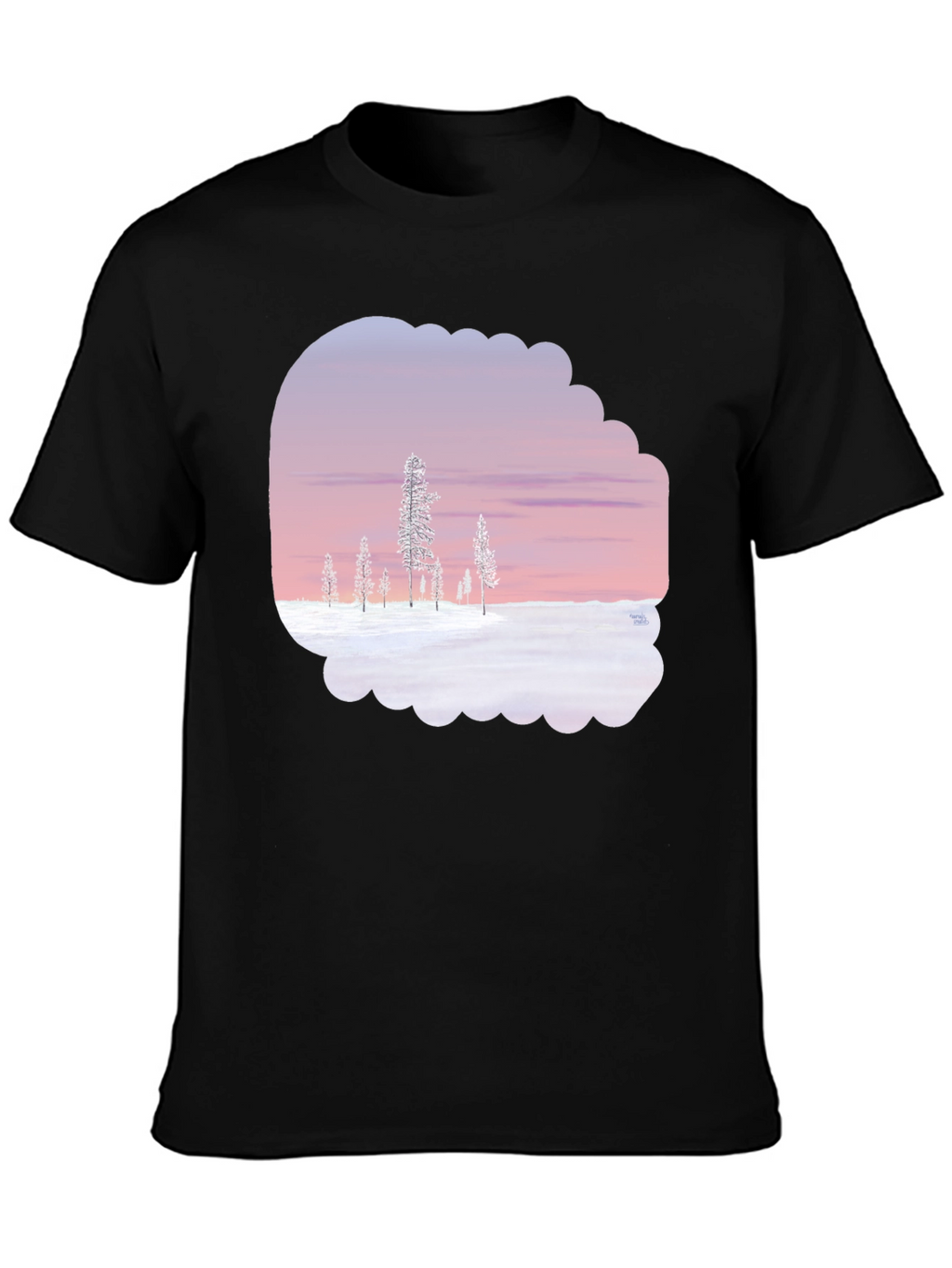Winter Landscape Graphic Tee