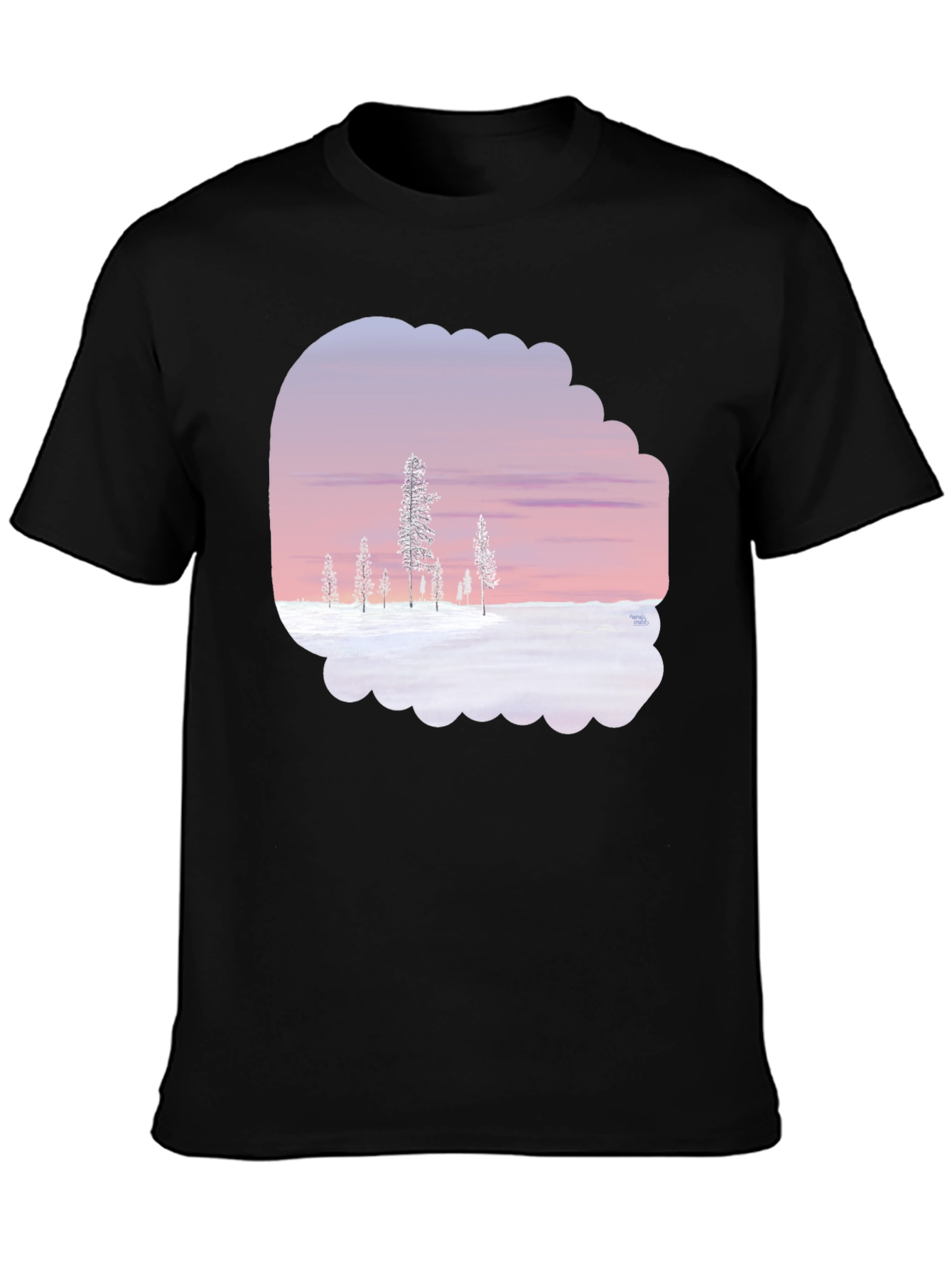 Winter Landscape Graphic Tee
