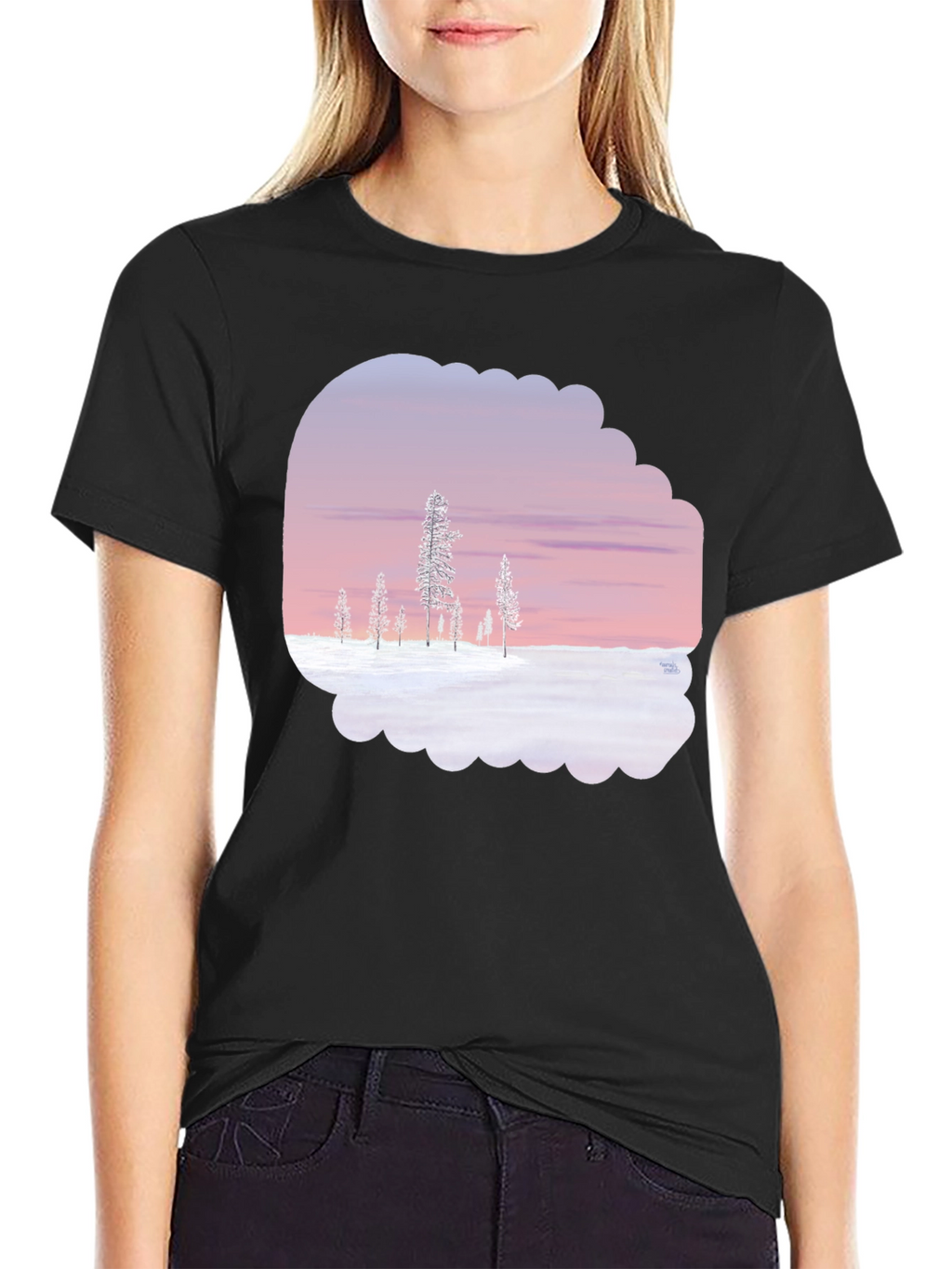 Winter Landscape Graphic Tee