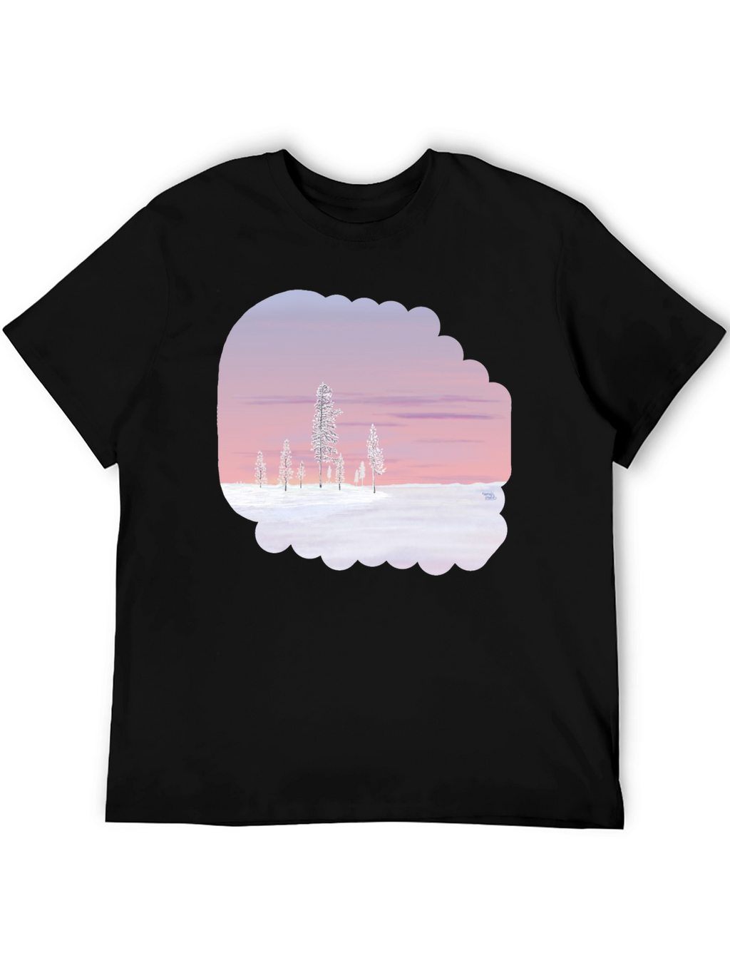 Winter Landscape Graphic Tee