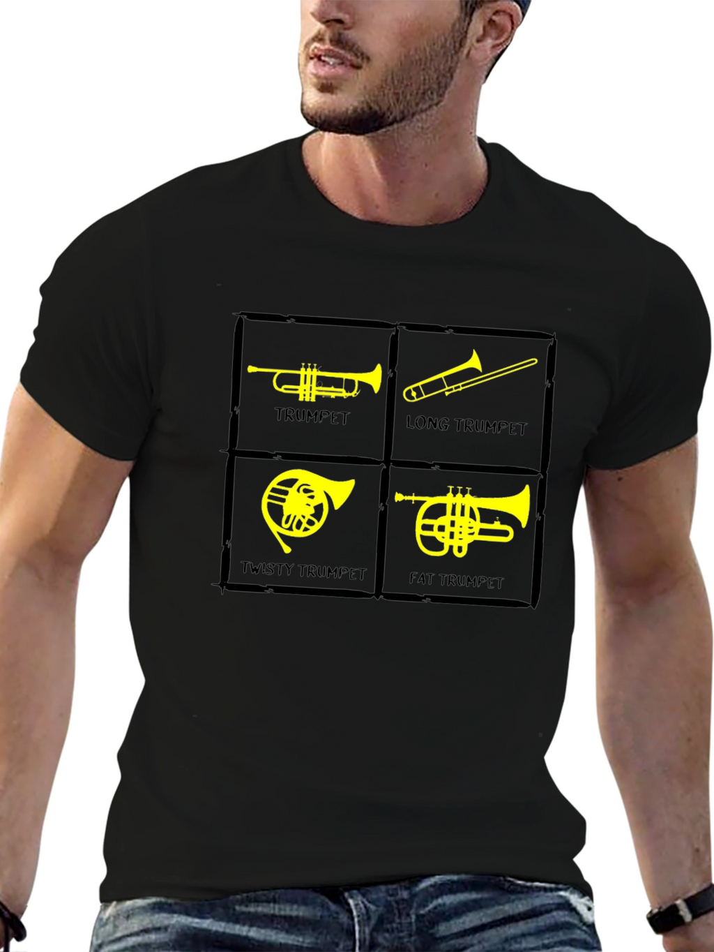 Musical Trumpet Variety Graphic Tee