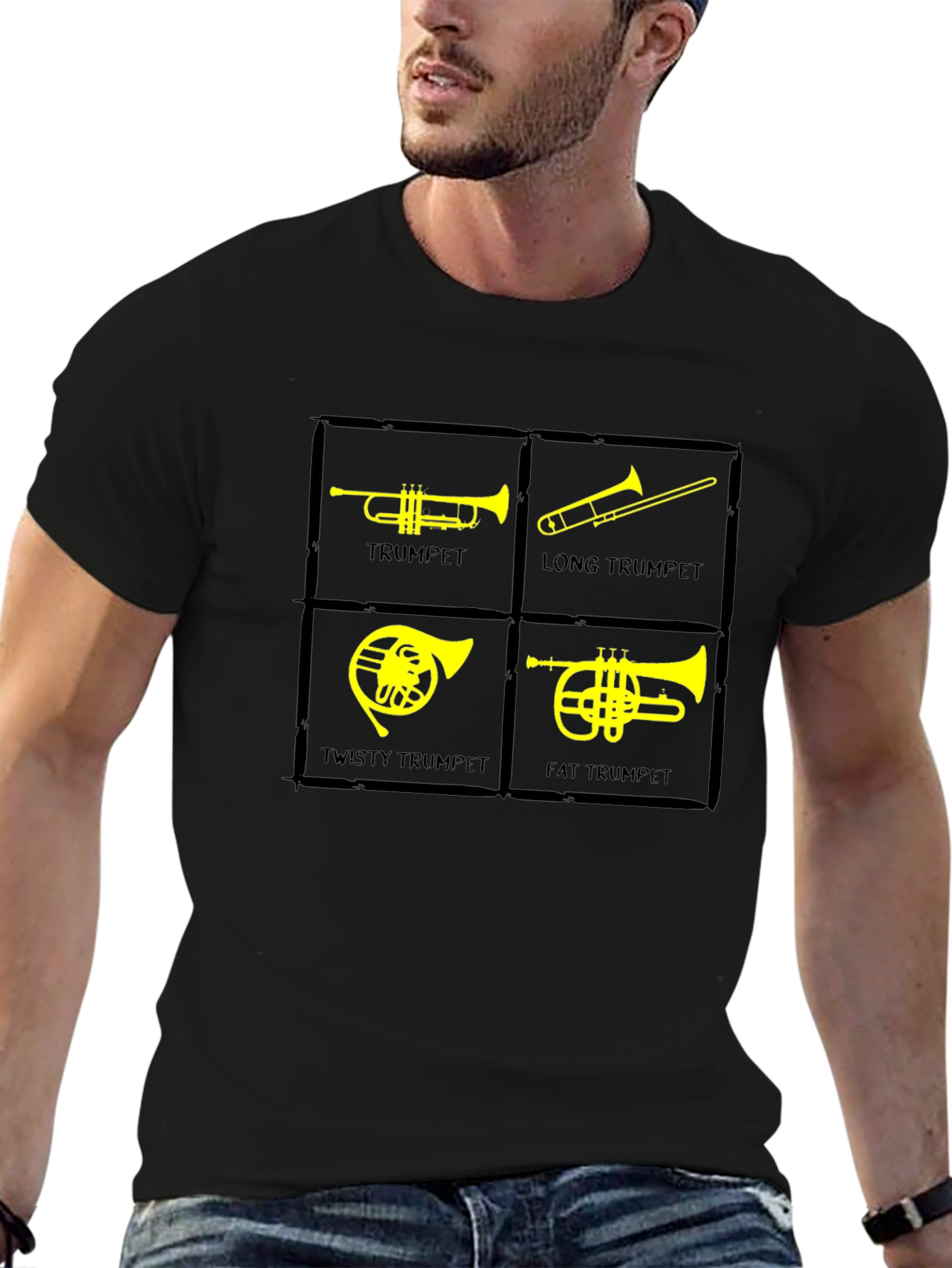 Musical Trumpet Variety Graphic Tee