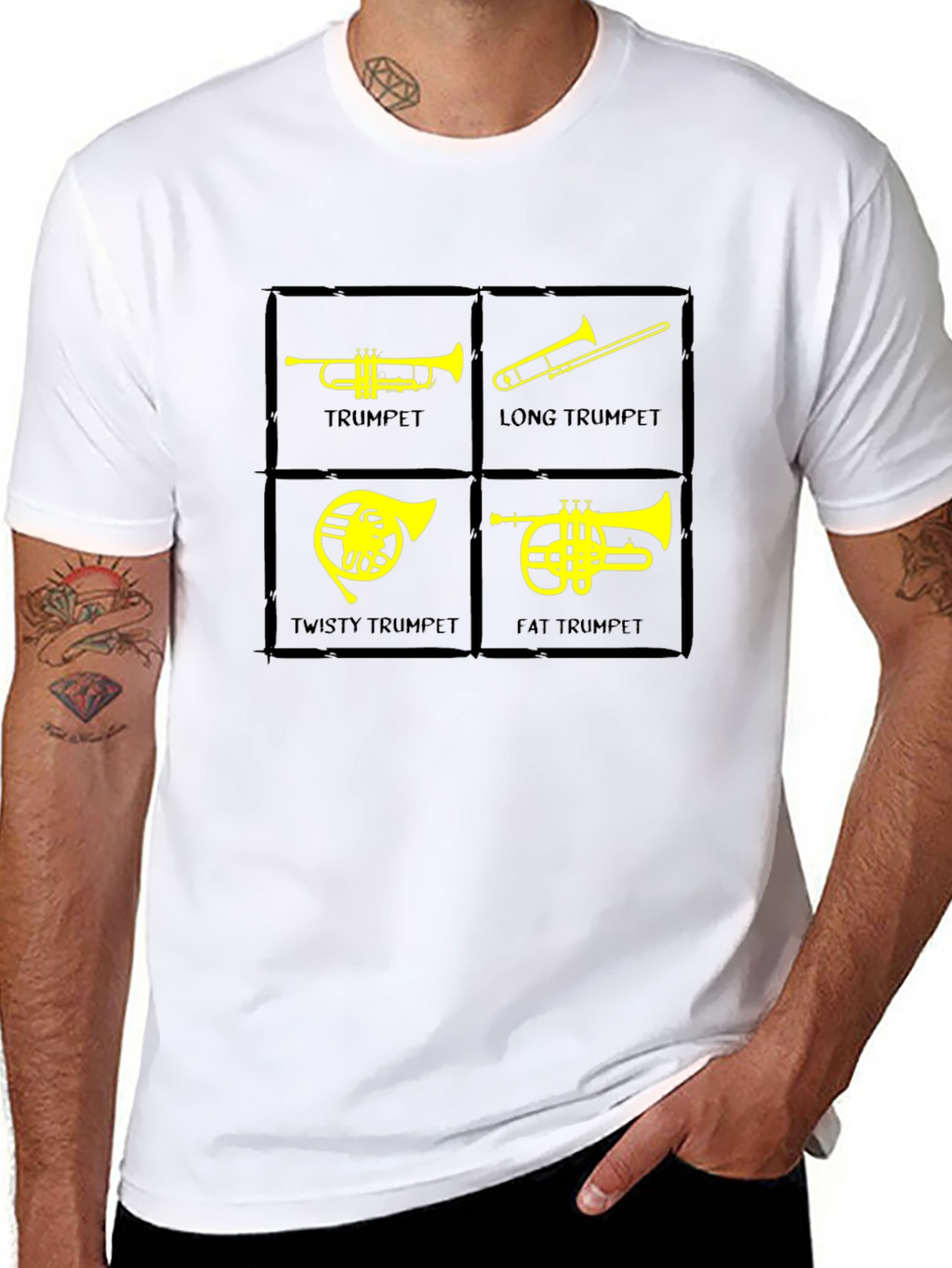 Musical Trumpet Variety Graphic Tee