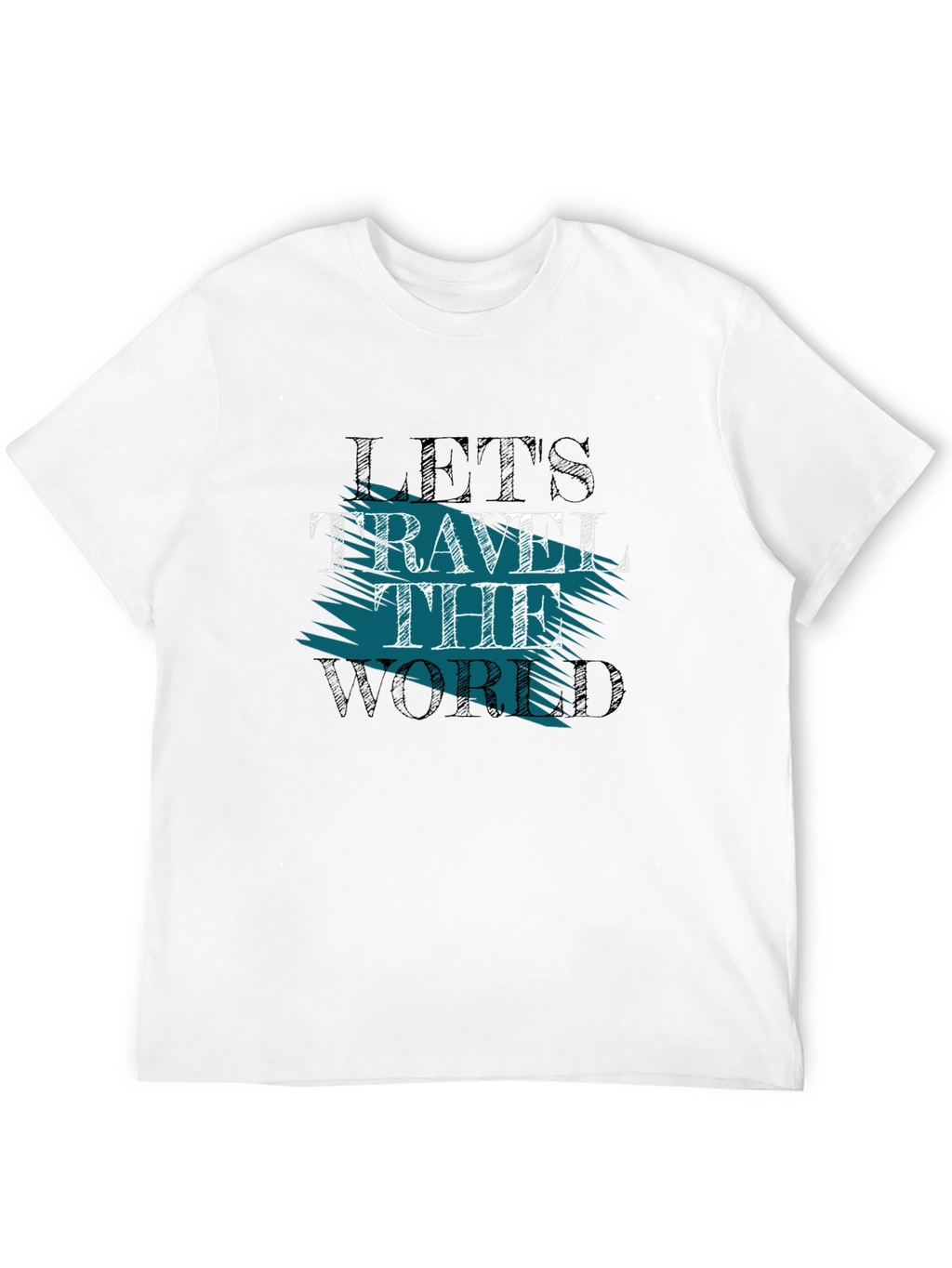 Lets Travel the World Graphic T-Shirt