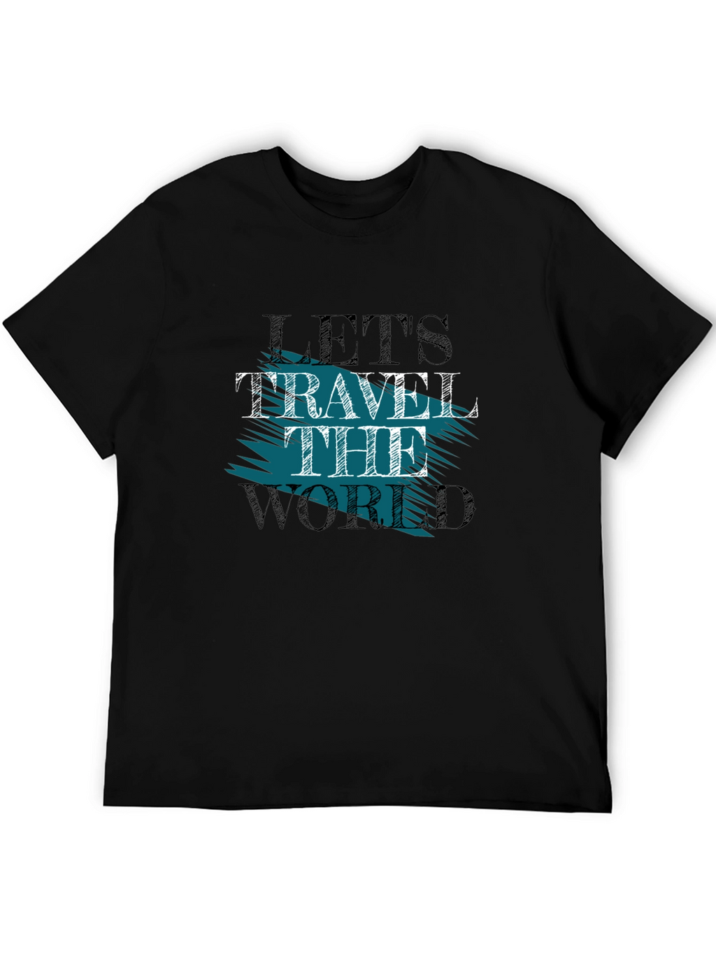 Lets Travel the World Graphic T-Shirt