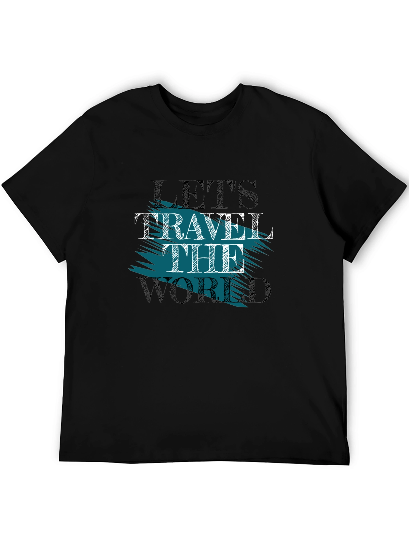Lets Travel the World Graphic T-Shirt