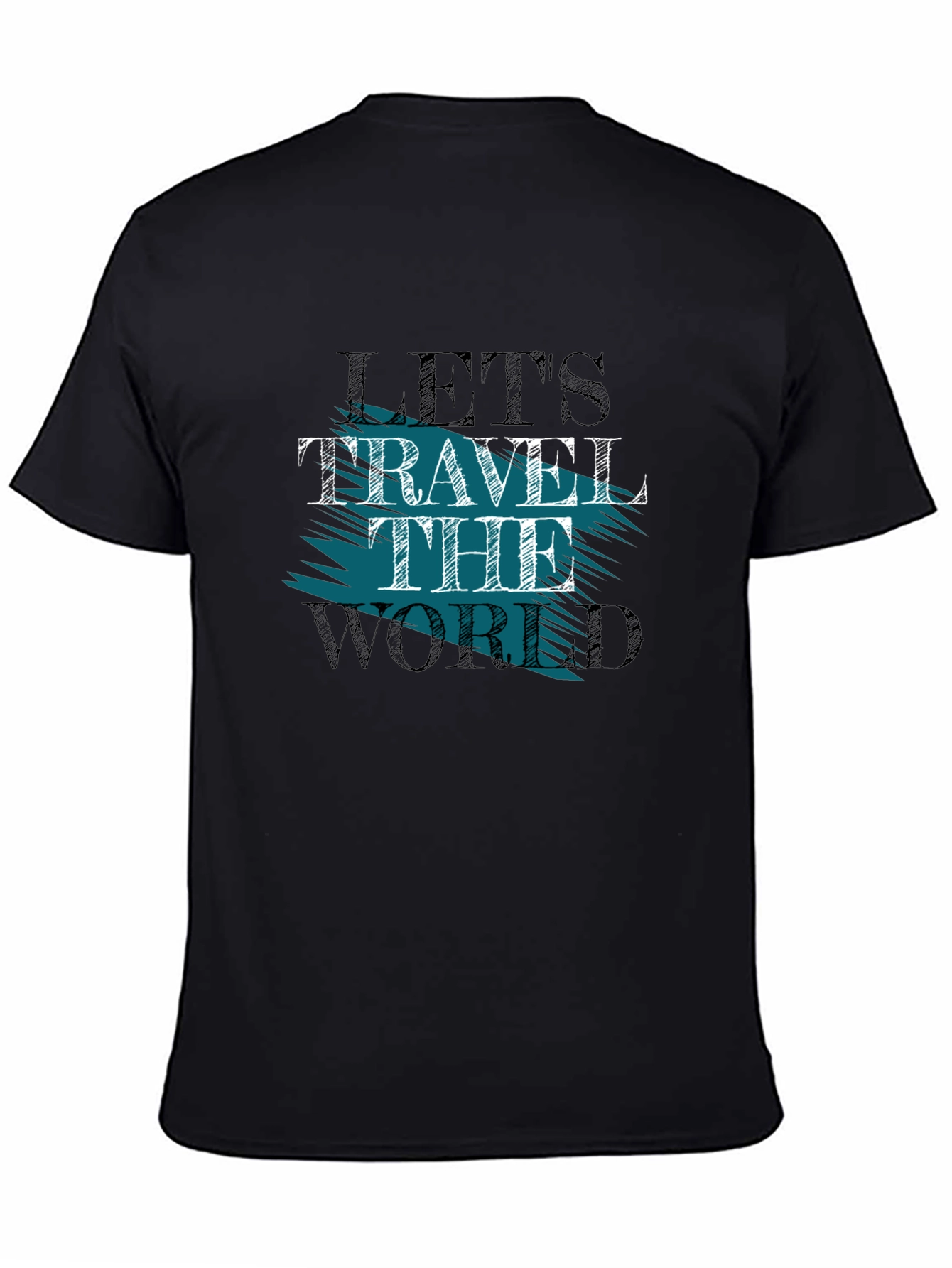 Lets Travel the World Graphic T-Shirt