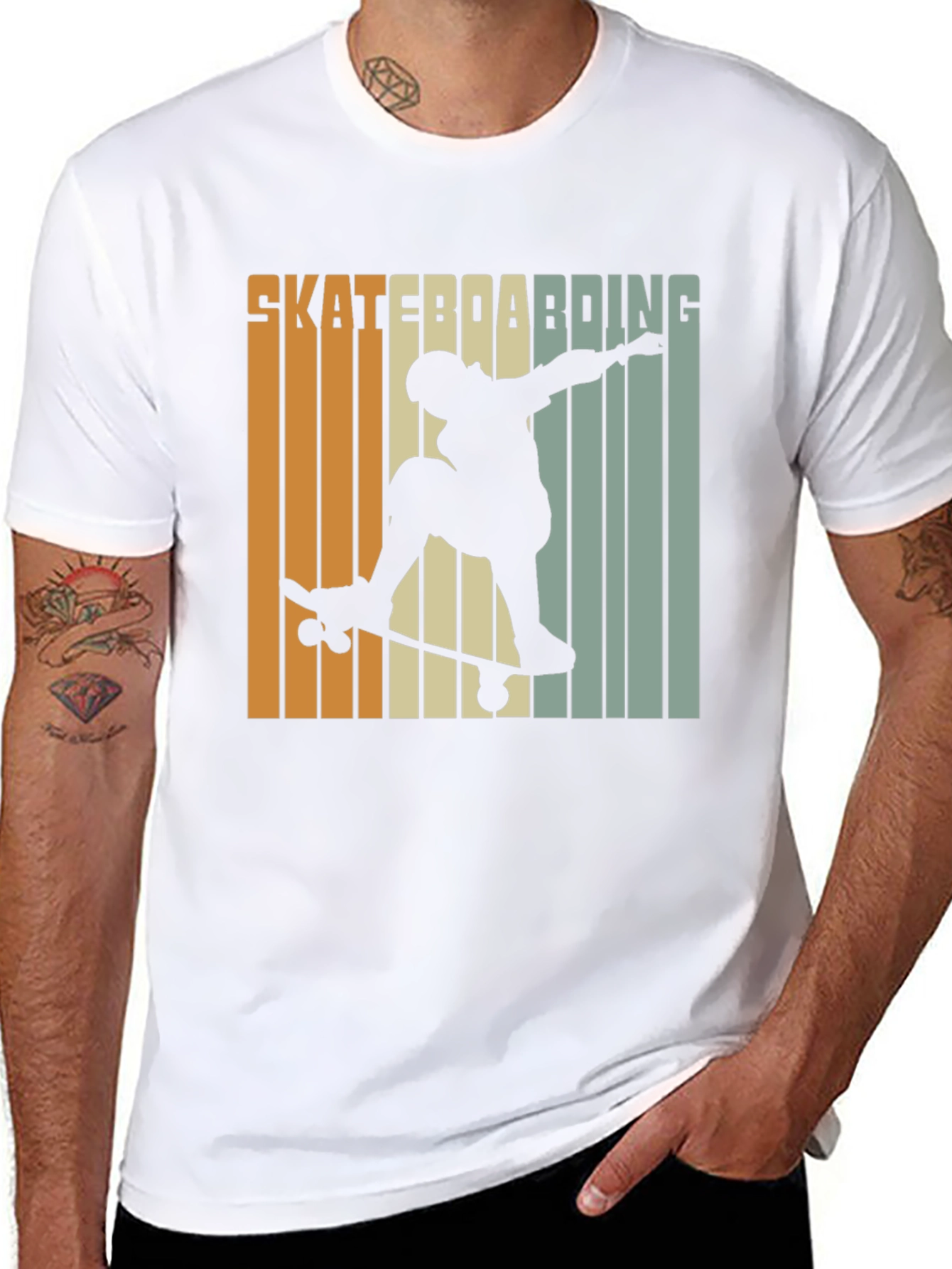 Retro Skateboarding T-Shirt - Vintage Style
