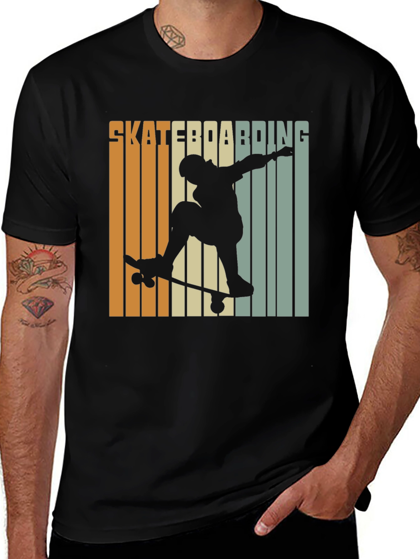 Retro Skateboarding T-Shirt - Vintage Style