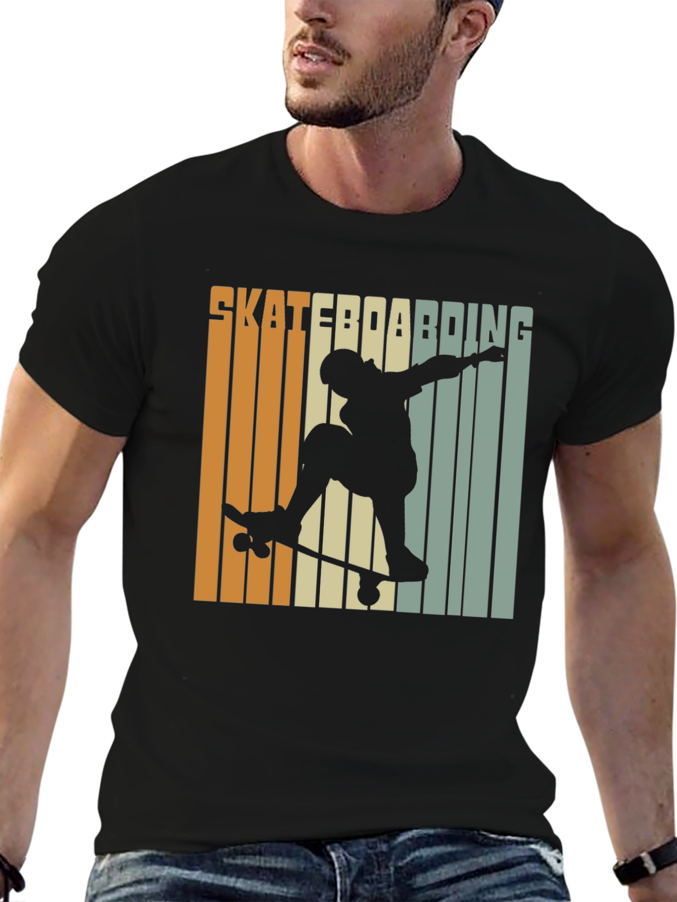 Retro Skateboarding T-Shirt - Vintage Style