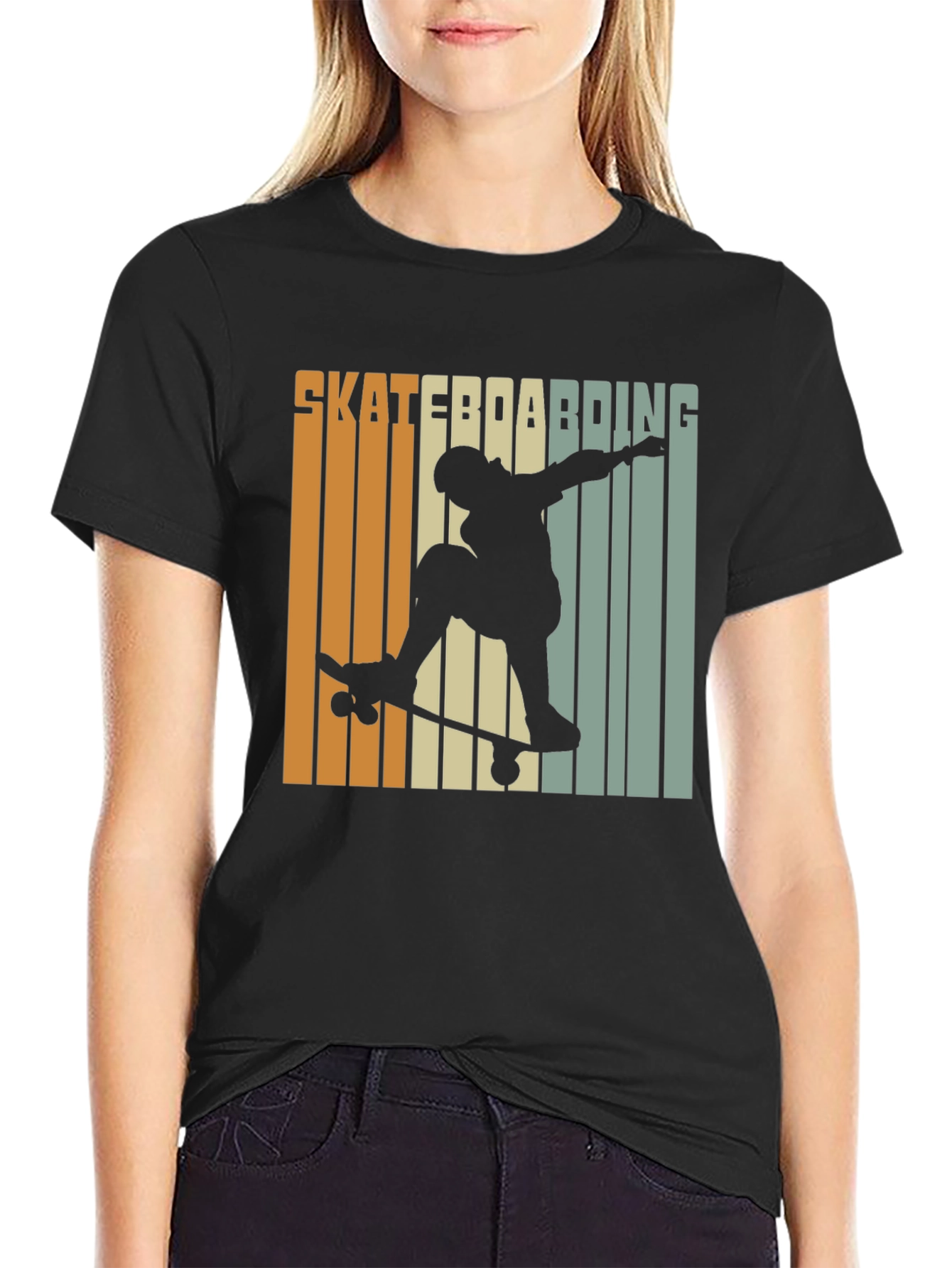 Retro Skateboarding T-Shirt - Vintage Style