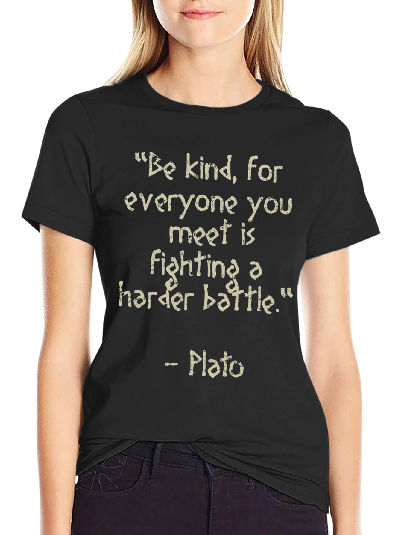 Be Kind Plato Quote Graphic Tee