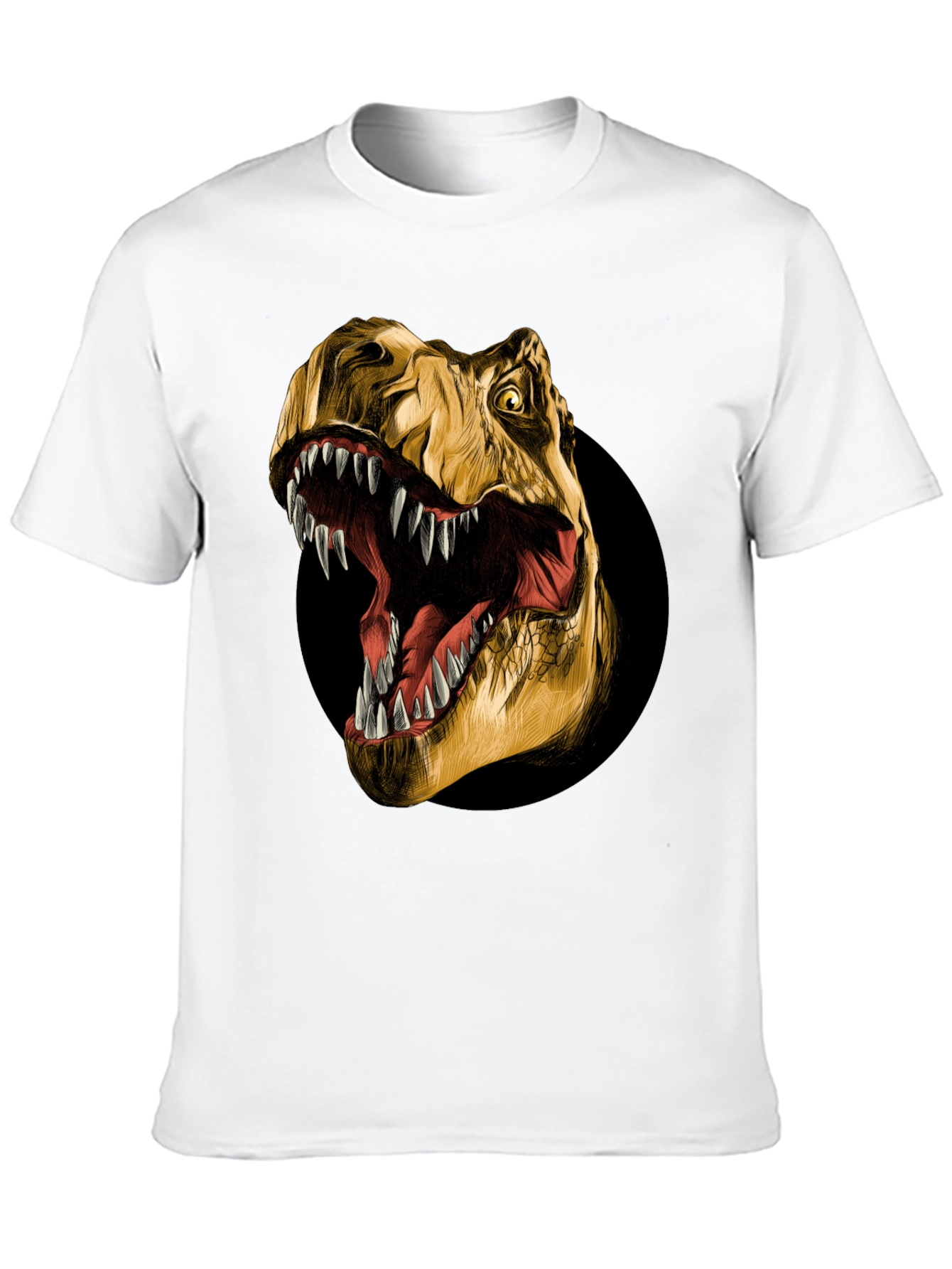 Roaring T-Rex Graphic Tee - Black