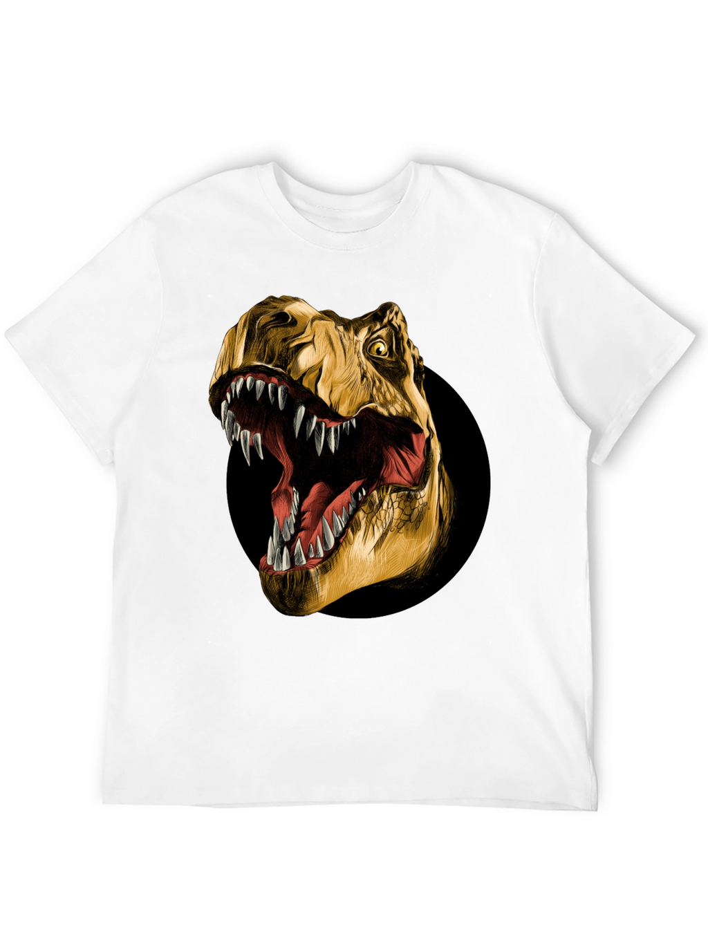 Roaring T-Rex Graphic Tee - Black