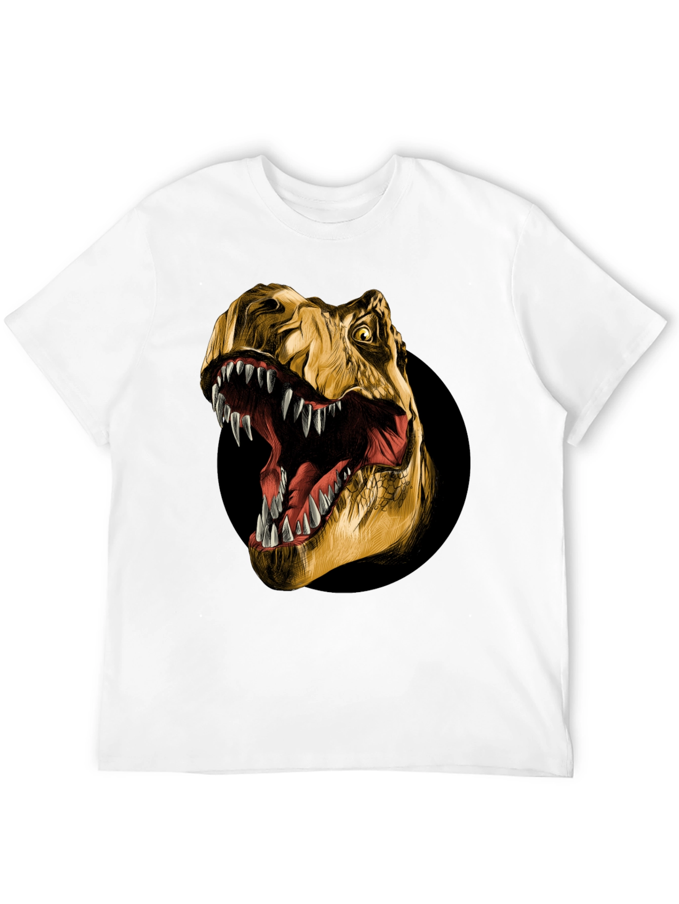 Roaring T-Rex Graphic Tee - Black