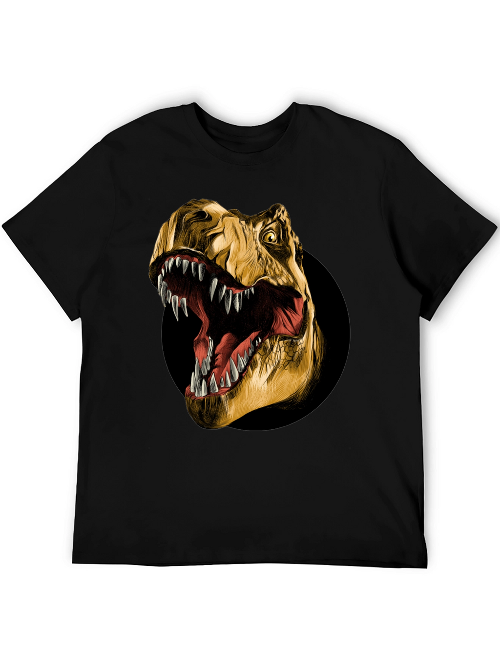 Roaring T-Rex Graphic Tee - Black