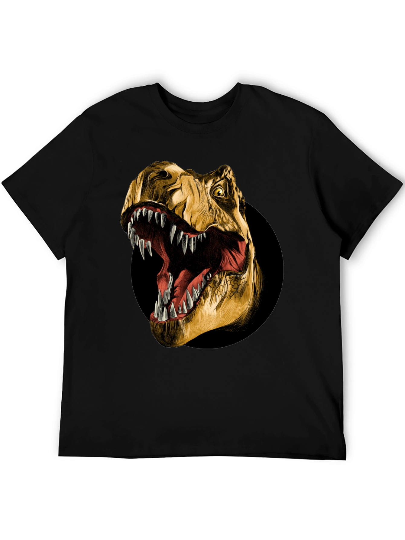 Roaring T-Rex Graphic Tee - Black