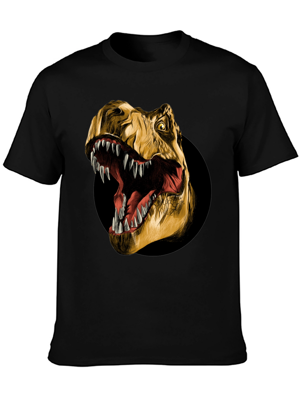 Roaring T-Rex Graphic Tee - Black