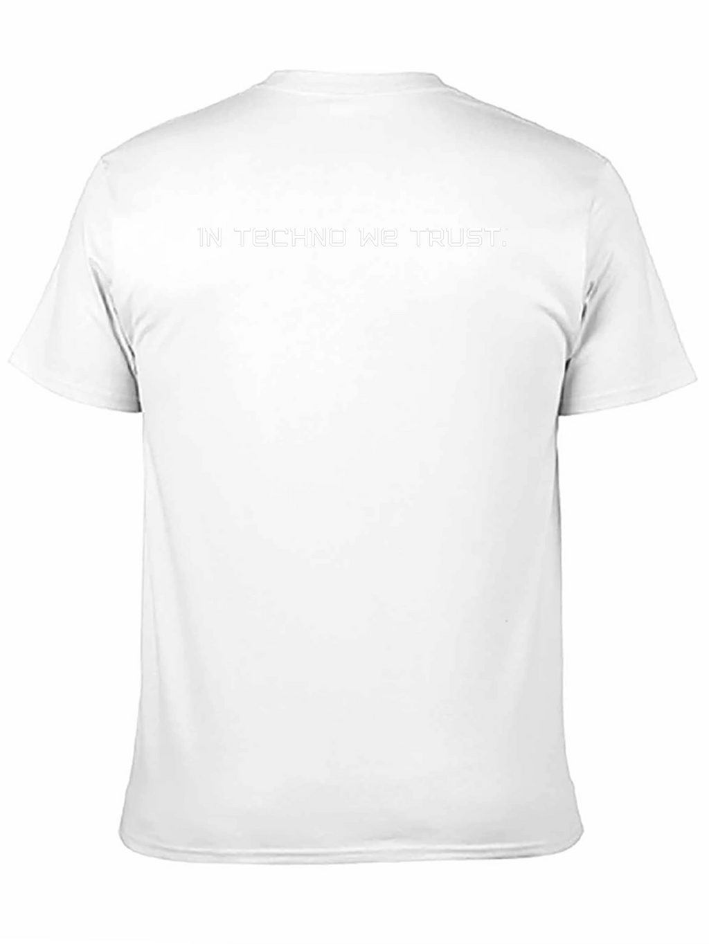 In Techno We Trust Black T-Shirt