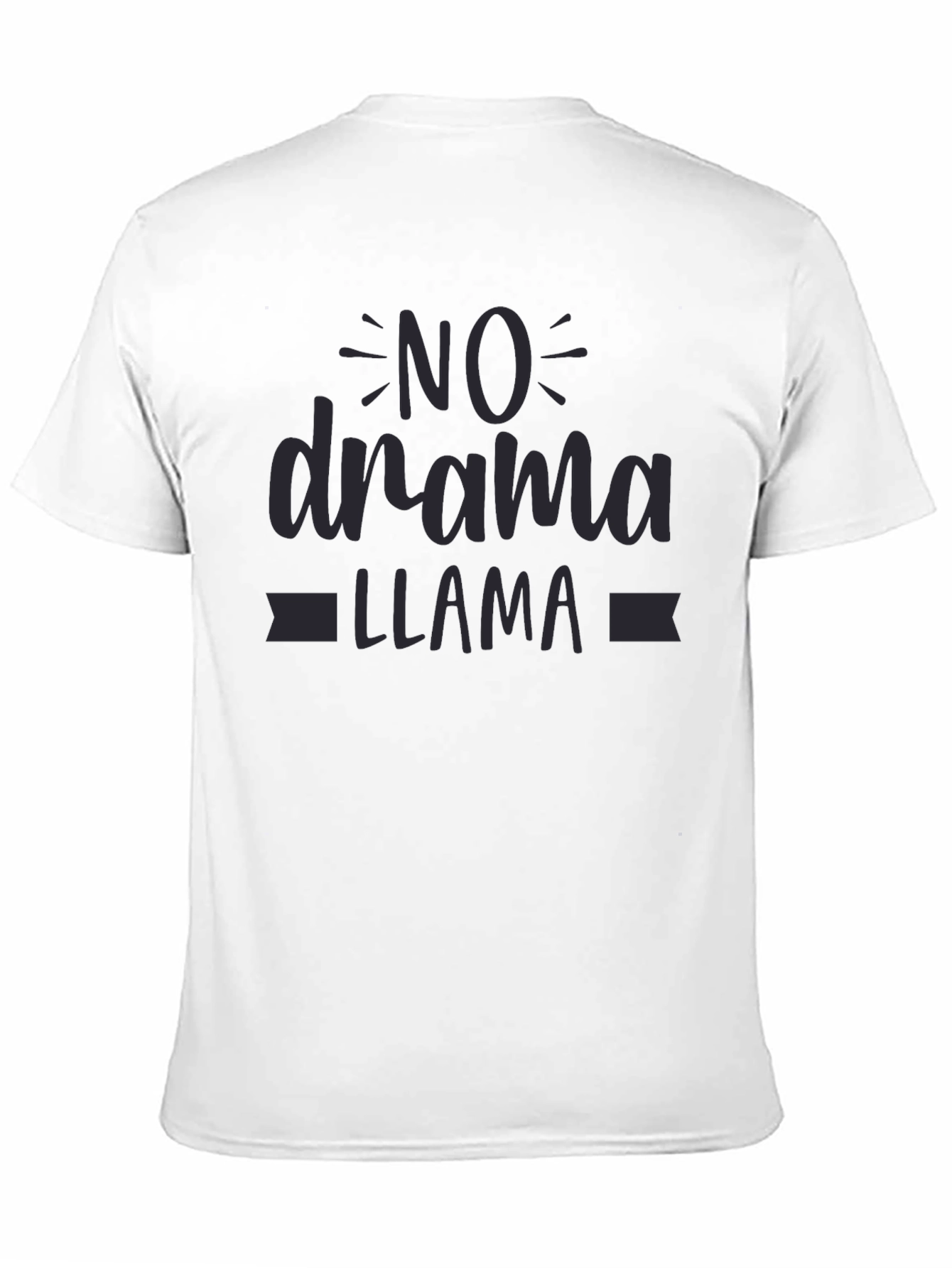 No Drama Llama Black Graphic Tee