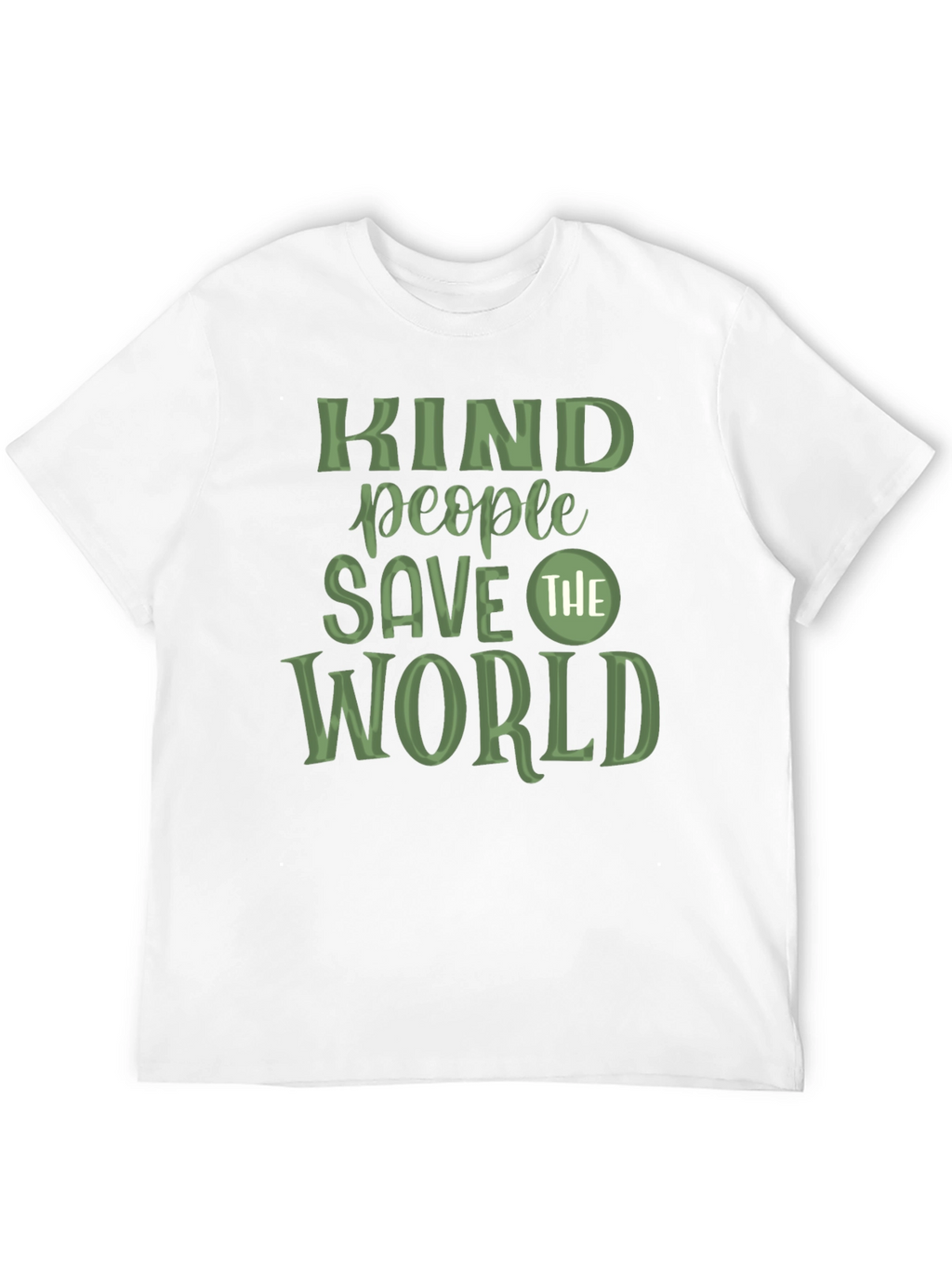 Kind People Save The World Graphic T-Shirt