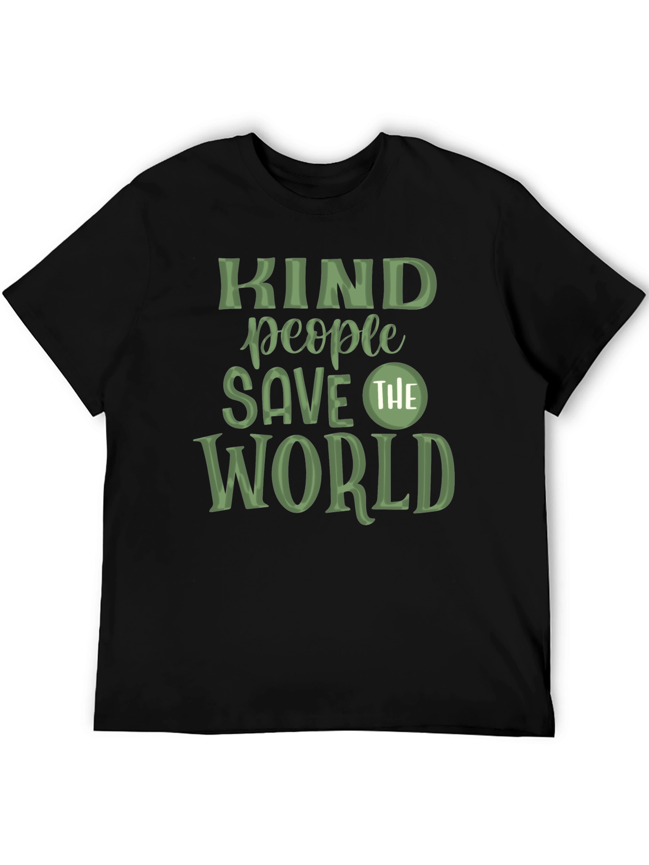 Kind People Save The World Graphic T-Shirt
