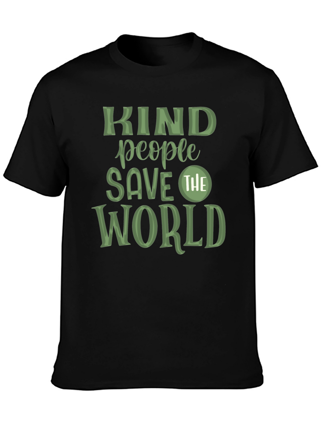 Kind People Save The World Graphic T-Shirt
