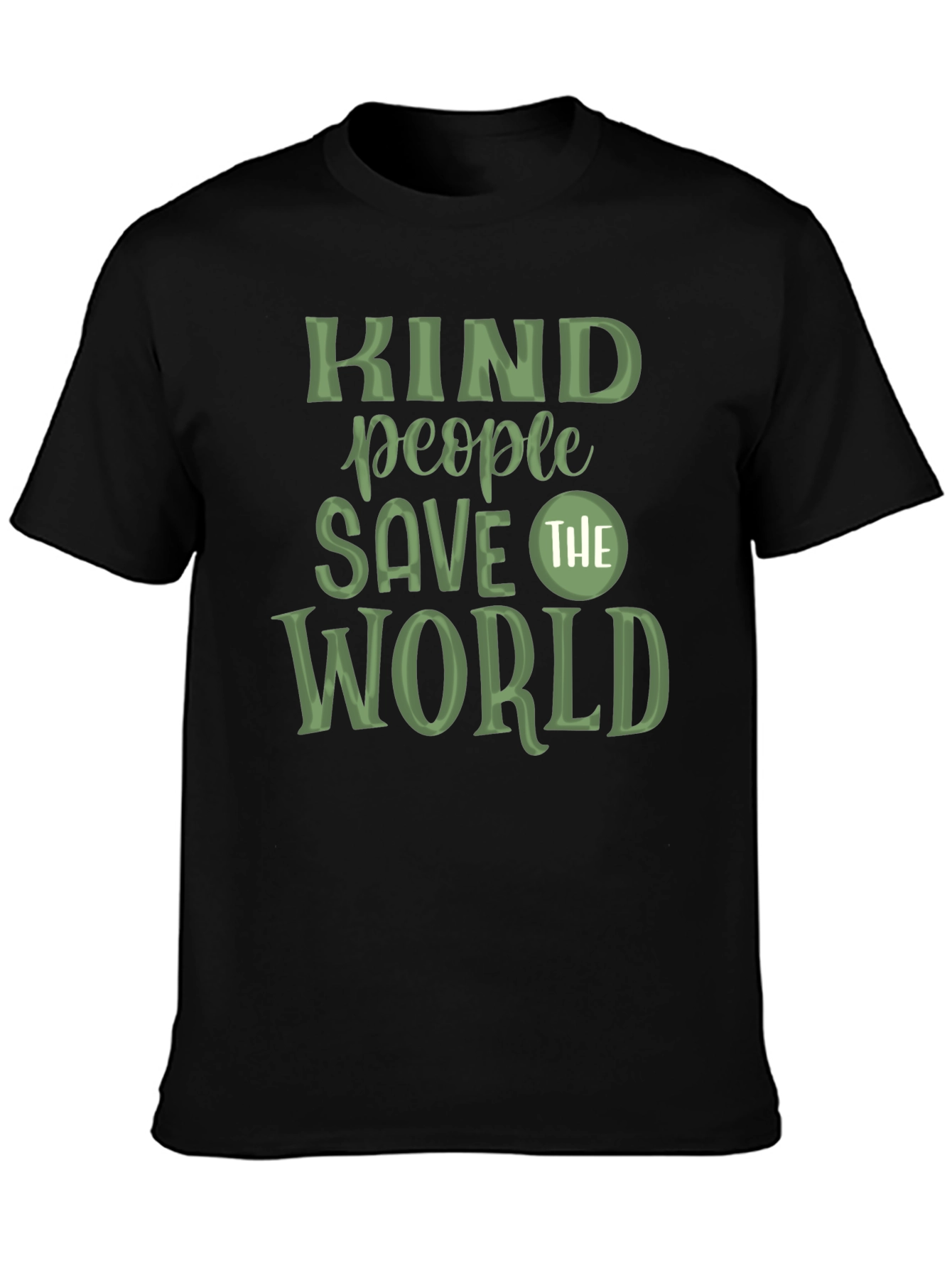 Kind People Save The World Graphic T-Shirt