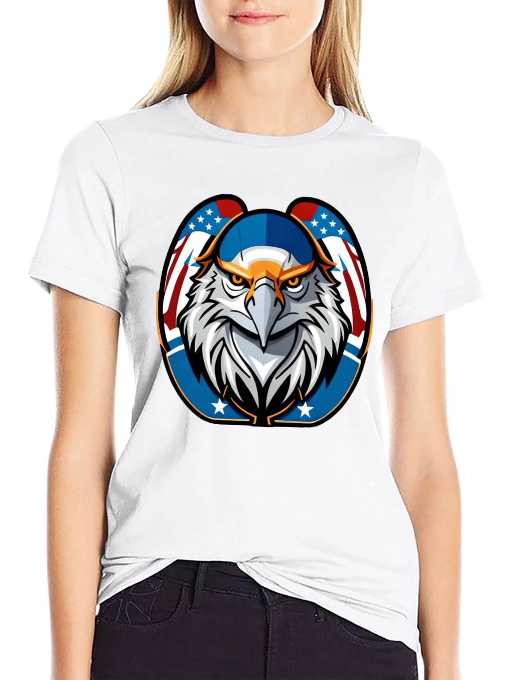 American Eagle Graphic Tee - Patriotic Style