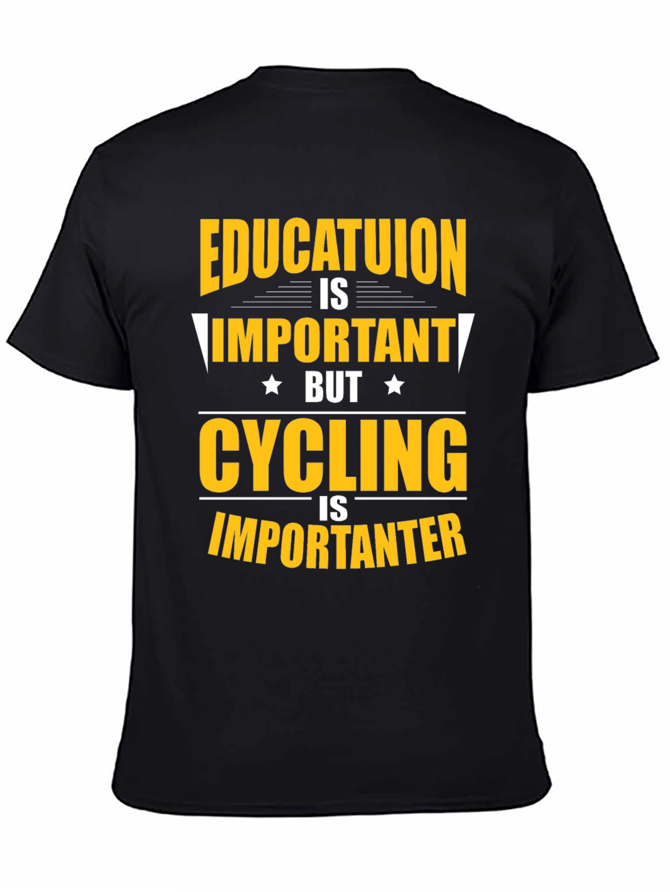 Cycling Is Importanter T-Shirt Funny Cyclist Tee