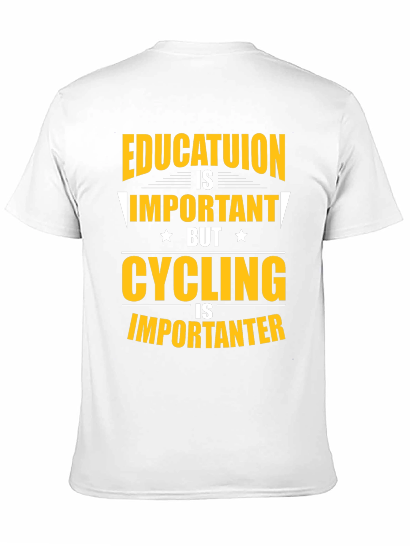 Cycling Is Importanter T-Shirt Funny Cyclist Tee