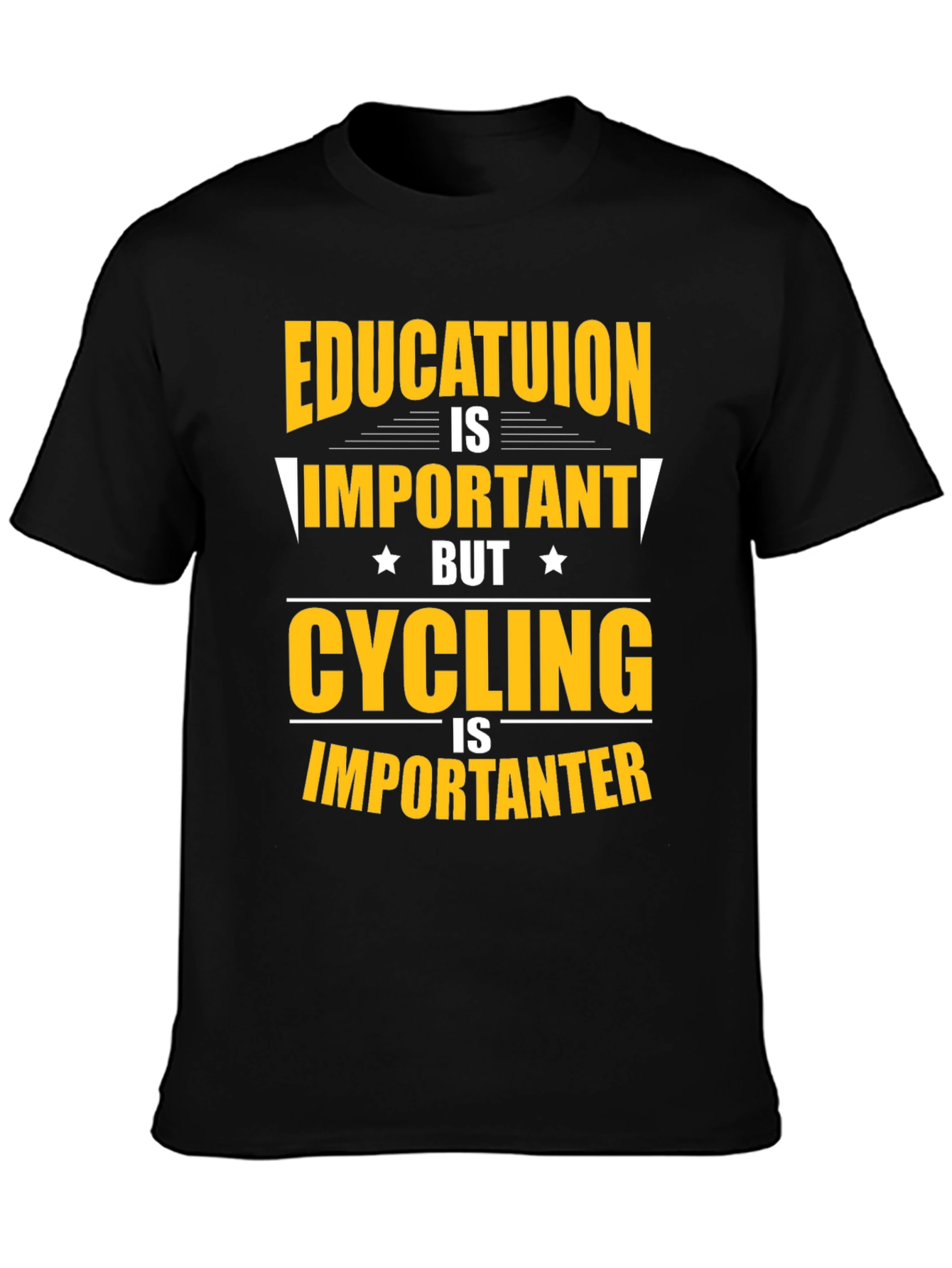 Cycling Is Importanter T-Shirt Funny Cyclist Tee