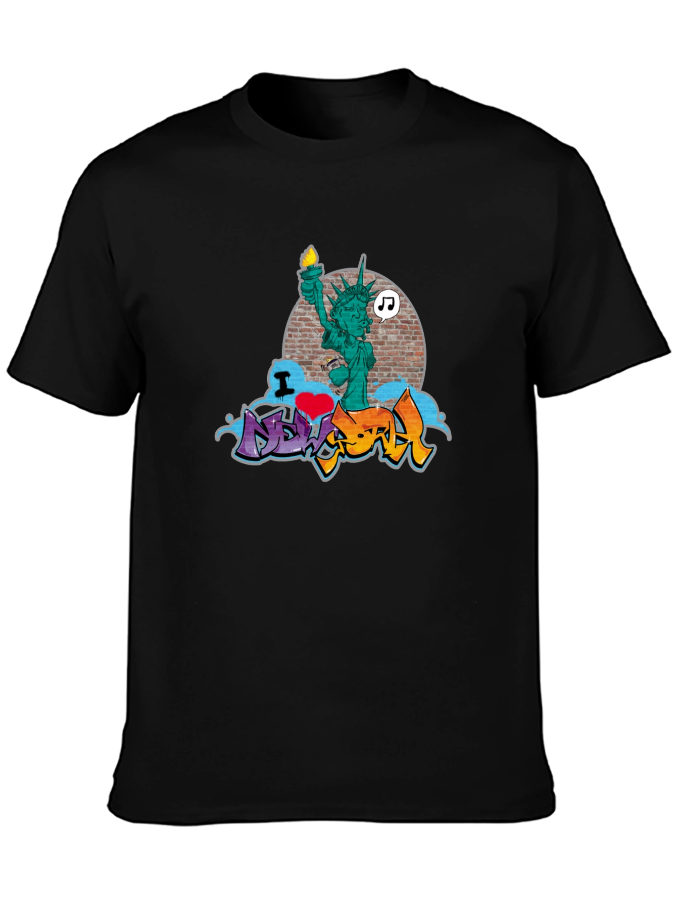 I Love New York T-Shirt Statue of Liberty Graphic Tee
