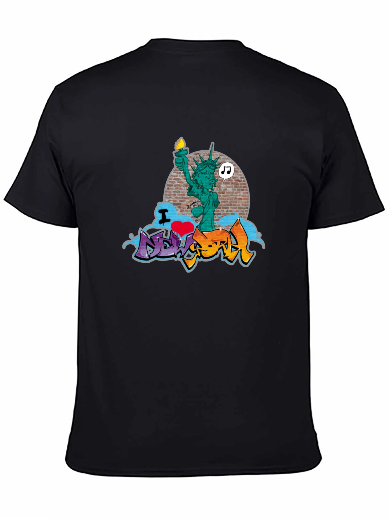 I Love New York T-Shirt Statue of Liberty Graphic Tee