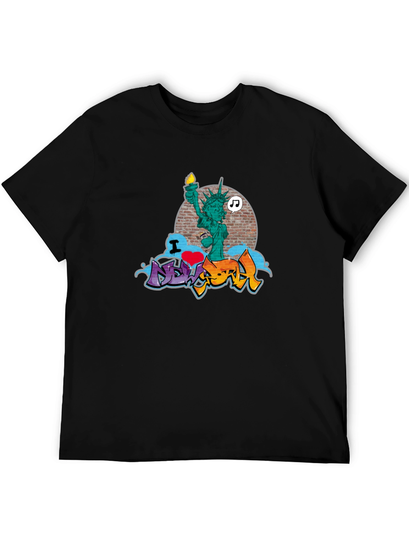 I Love New York T-Shirt Statue of Liberty Graphic Tee