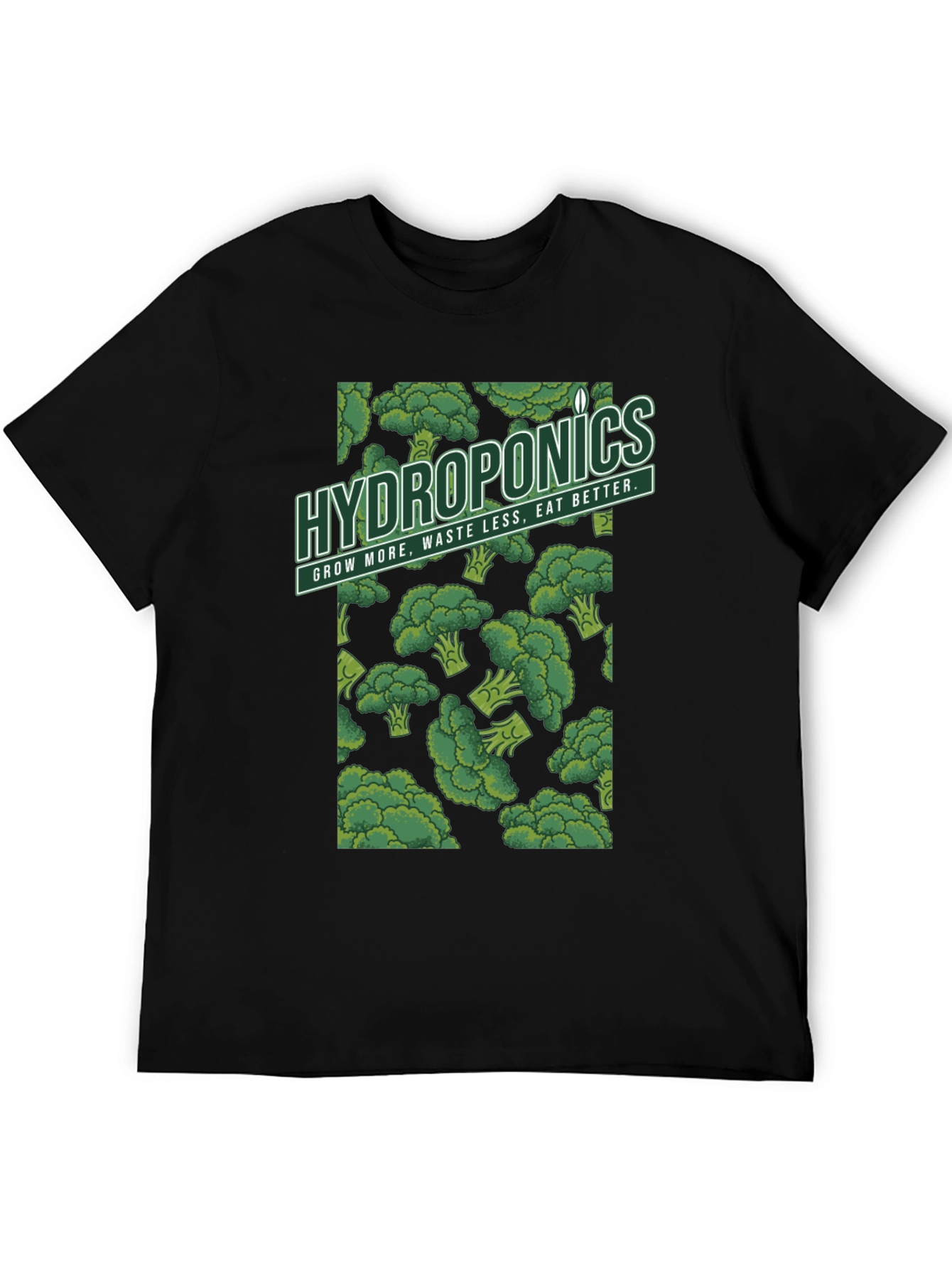 Hydroponics Broccoli Graphic Tee - Grow More Eat Better