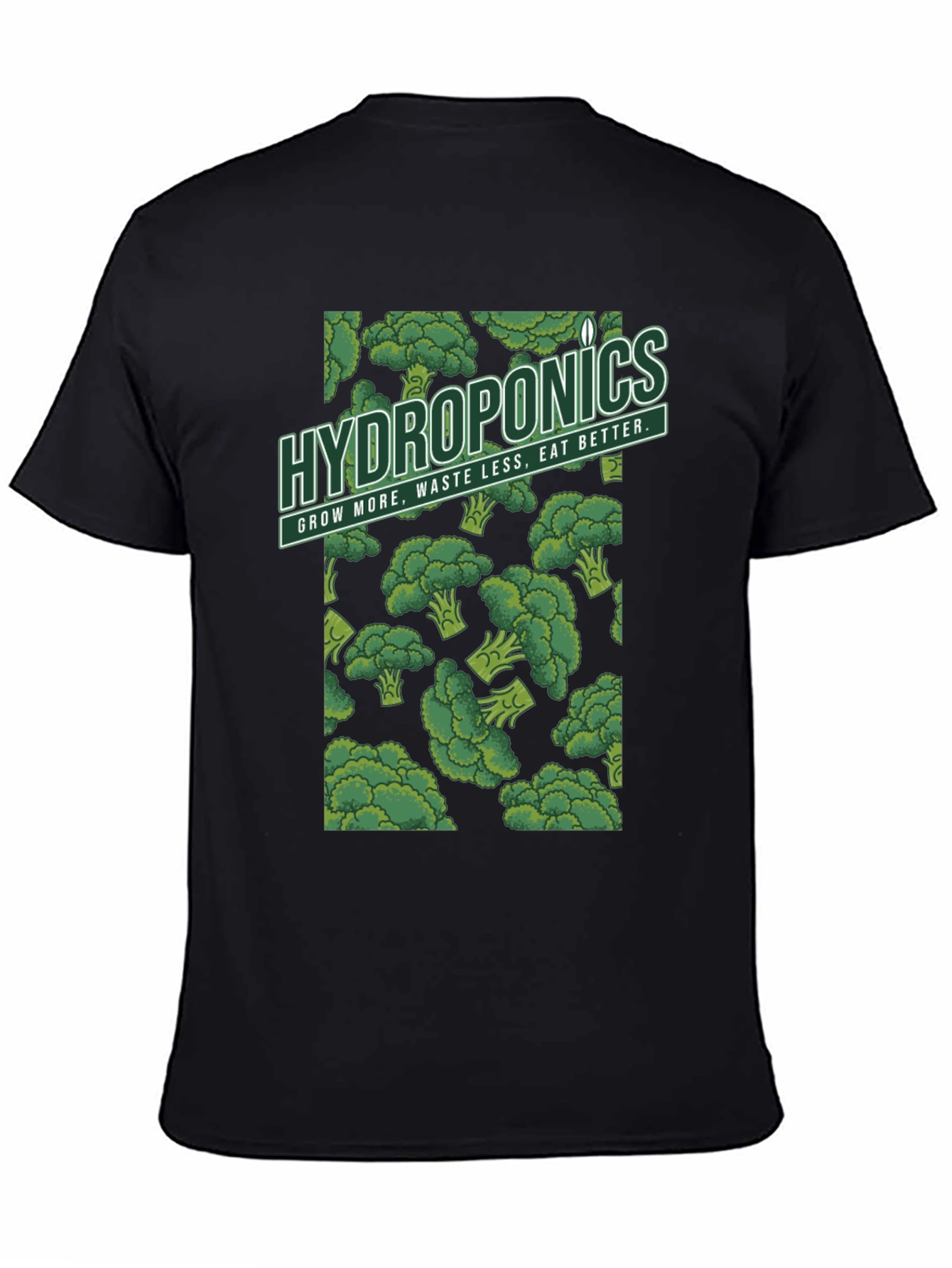 Hydroponics Broccoli Graphic Tee - Grow More Eat Better