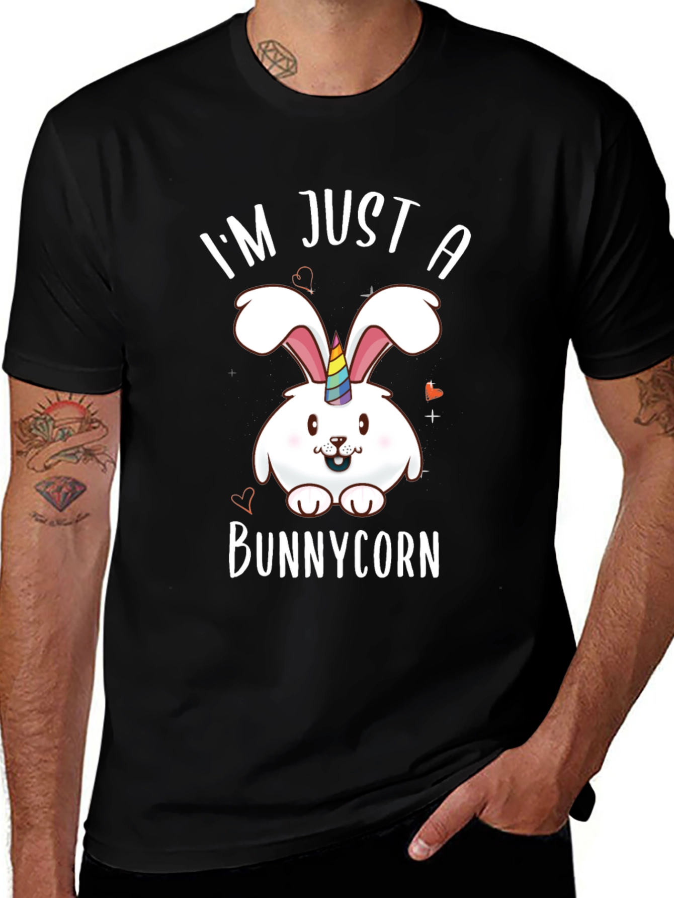 Funny Bunnycorn T-Shirt - Easter Unicorn Rabbit Tee
