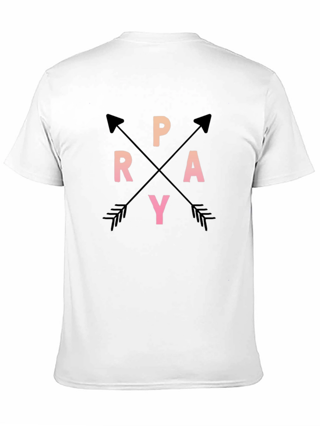 Pray Arrows Graphic Tee Black